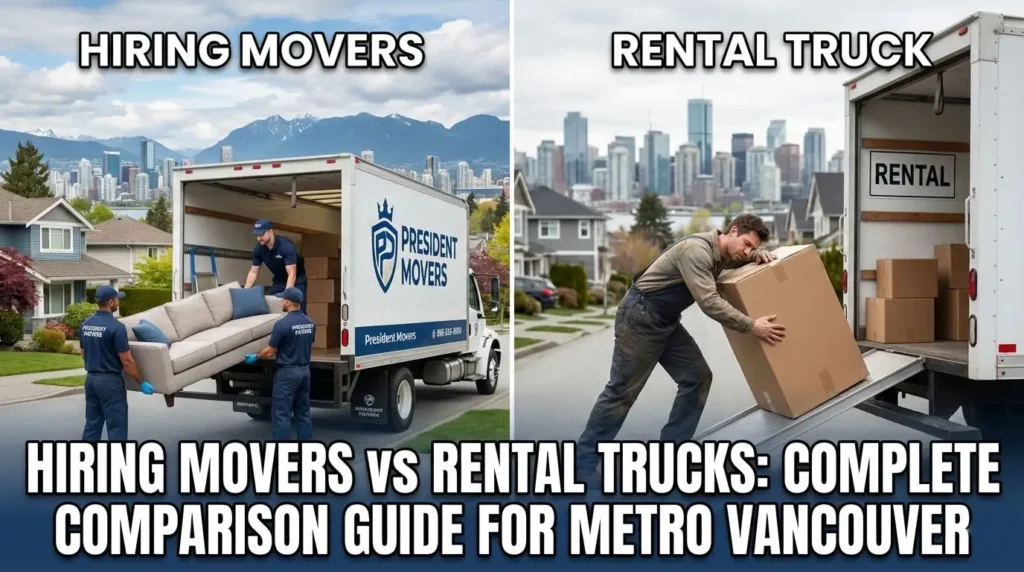 Hiring Movers vs Rental Trucks: Complete Comparison Guide for Metro Vancouver