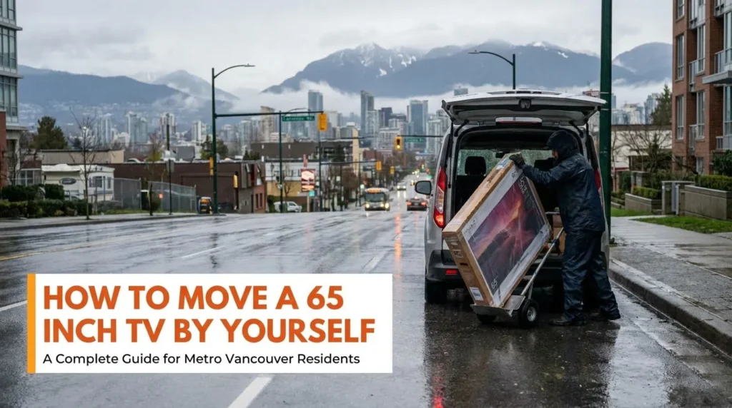 How to Move a 65 Inch TV by Yourself