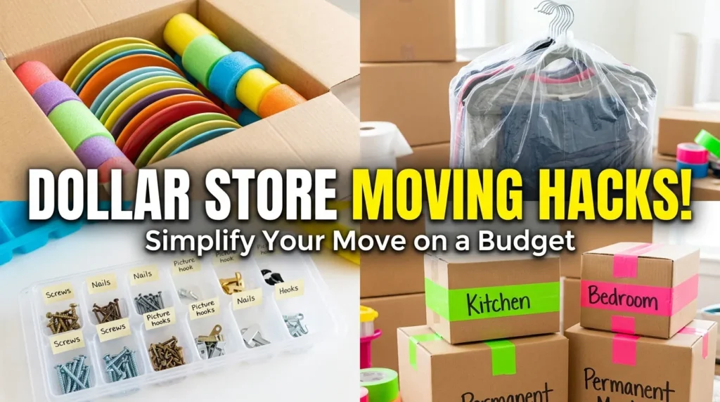 Dollar Store Hacks to Simplify Your Move
