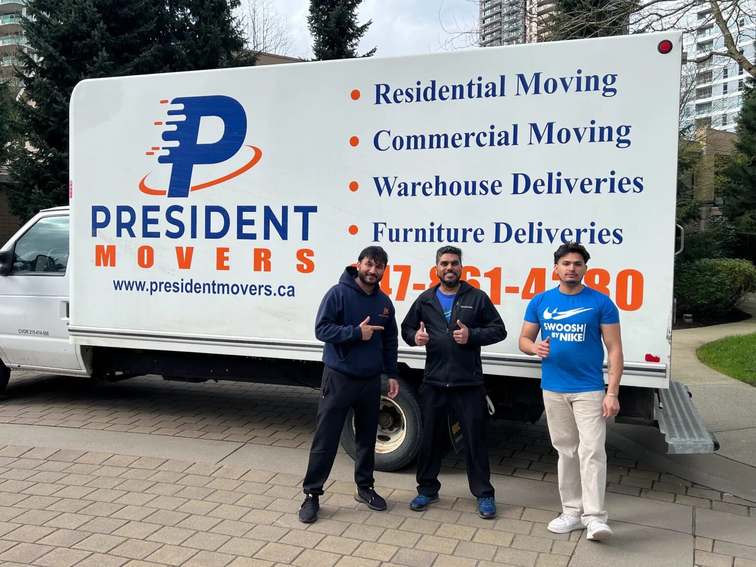President Movers with Truck