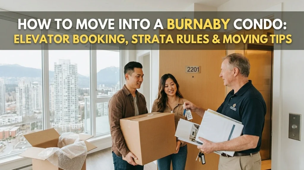 How to Move Into a Burnaby Condo: Elevator Booking, Strata Rules & Moving Tips